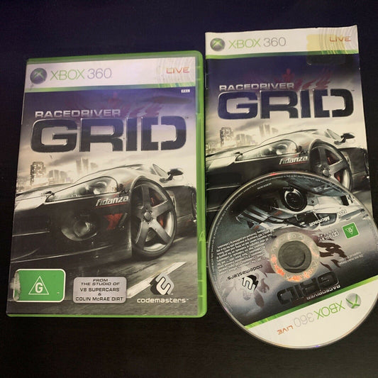 Race Driver Grid - Microsoft XBOX 360 PAL Game Includes Manual