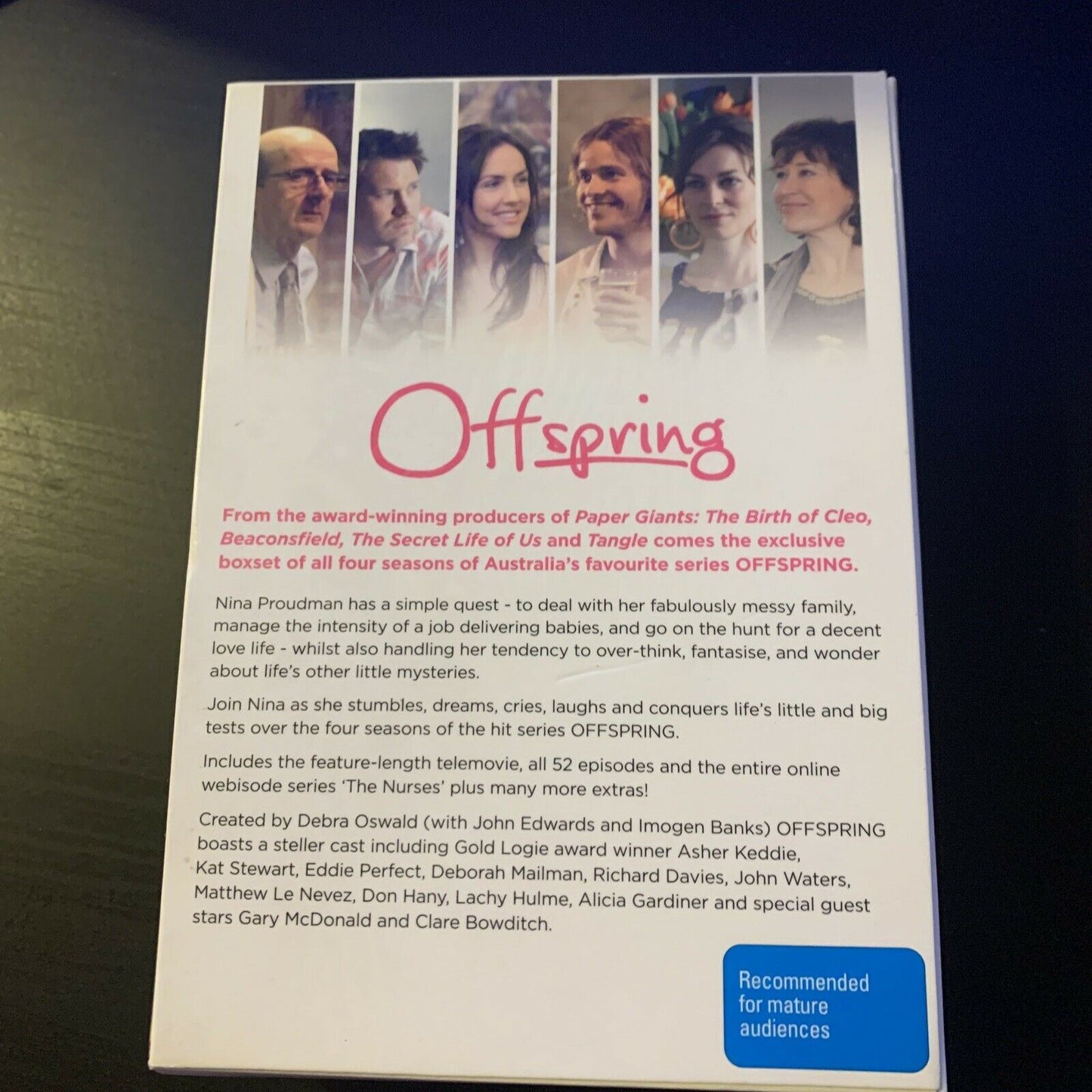 Offspring : Series 1-4 (DVD, 2013) All Regions