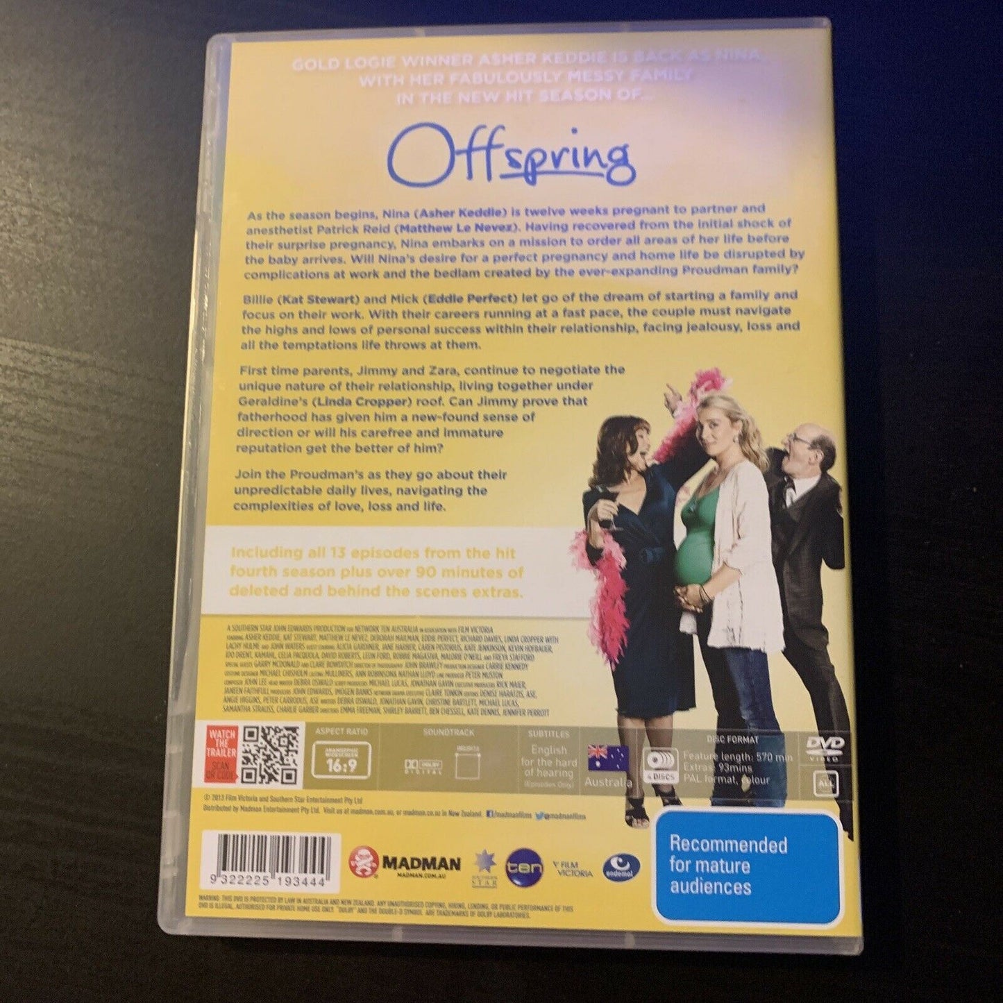 Offspring : Series 1-4 (DVD, 2013) All Regions