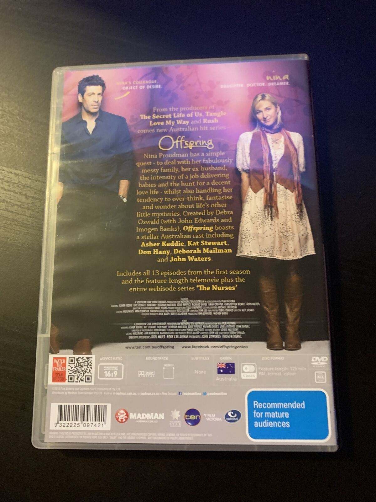 Offspring : Series 1-4 (DVD, 2013) All Regions