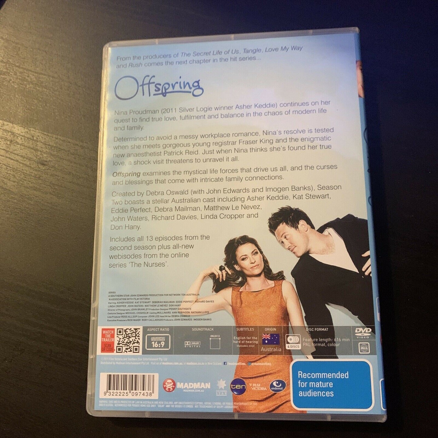 Offspring : Series 1-4 (DVD, 2013) All Regions