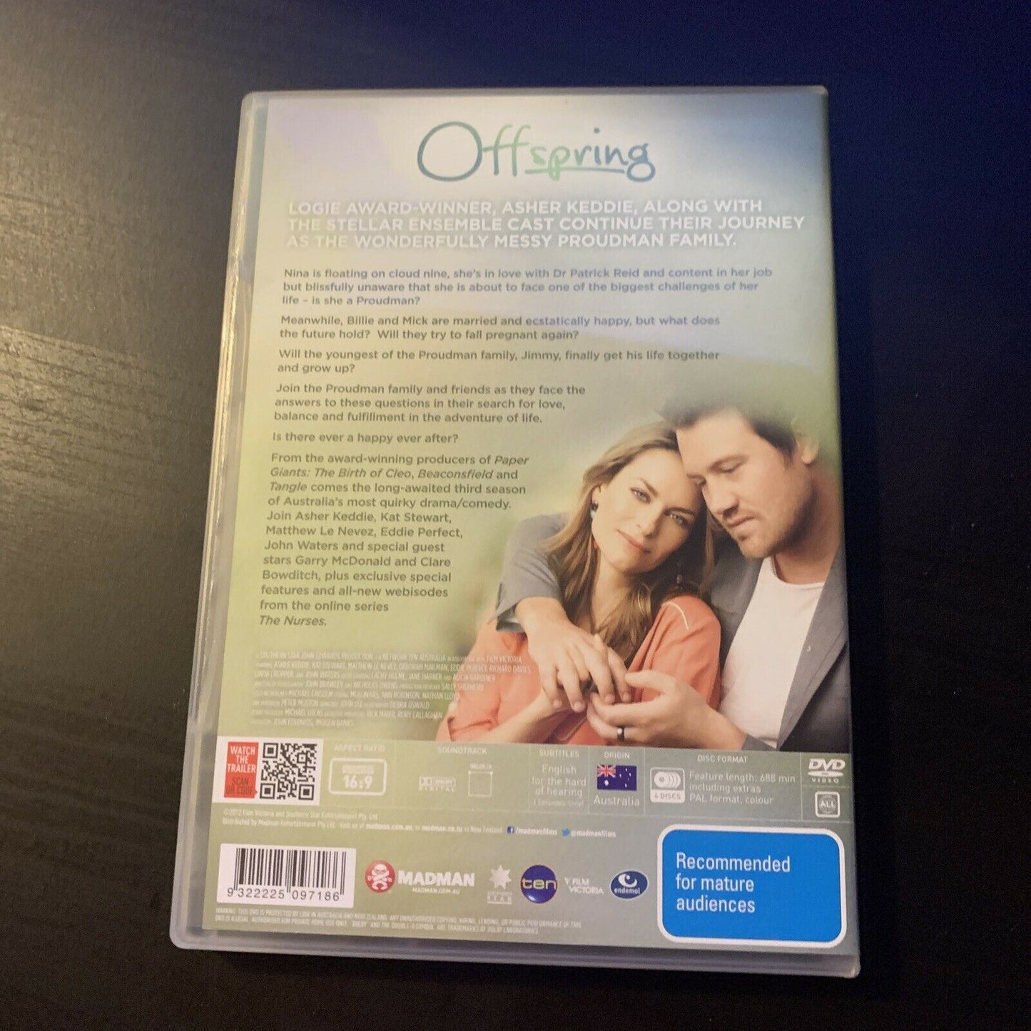 Offspring : Series 1-4 (DVD, 2013) All Regions