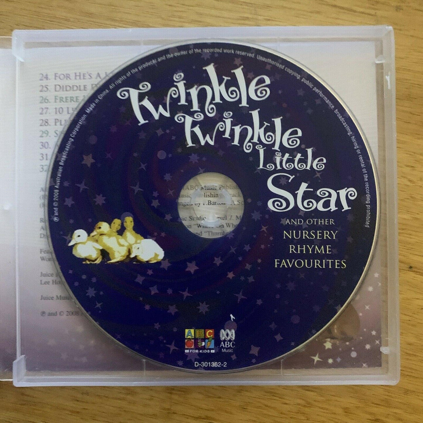 Twinkle Twinkle Little Star - And Other Nursery Rhyme Favourites CD ABC For Kids