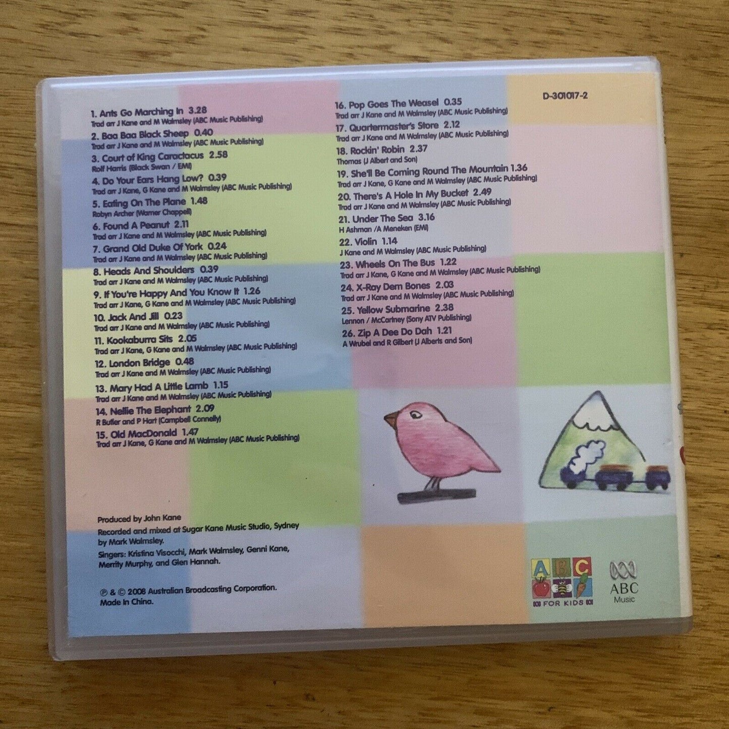 A-Z of Kids Songs (CD) ABC For Kids