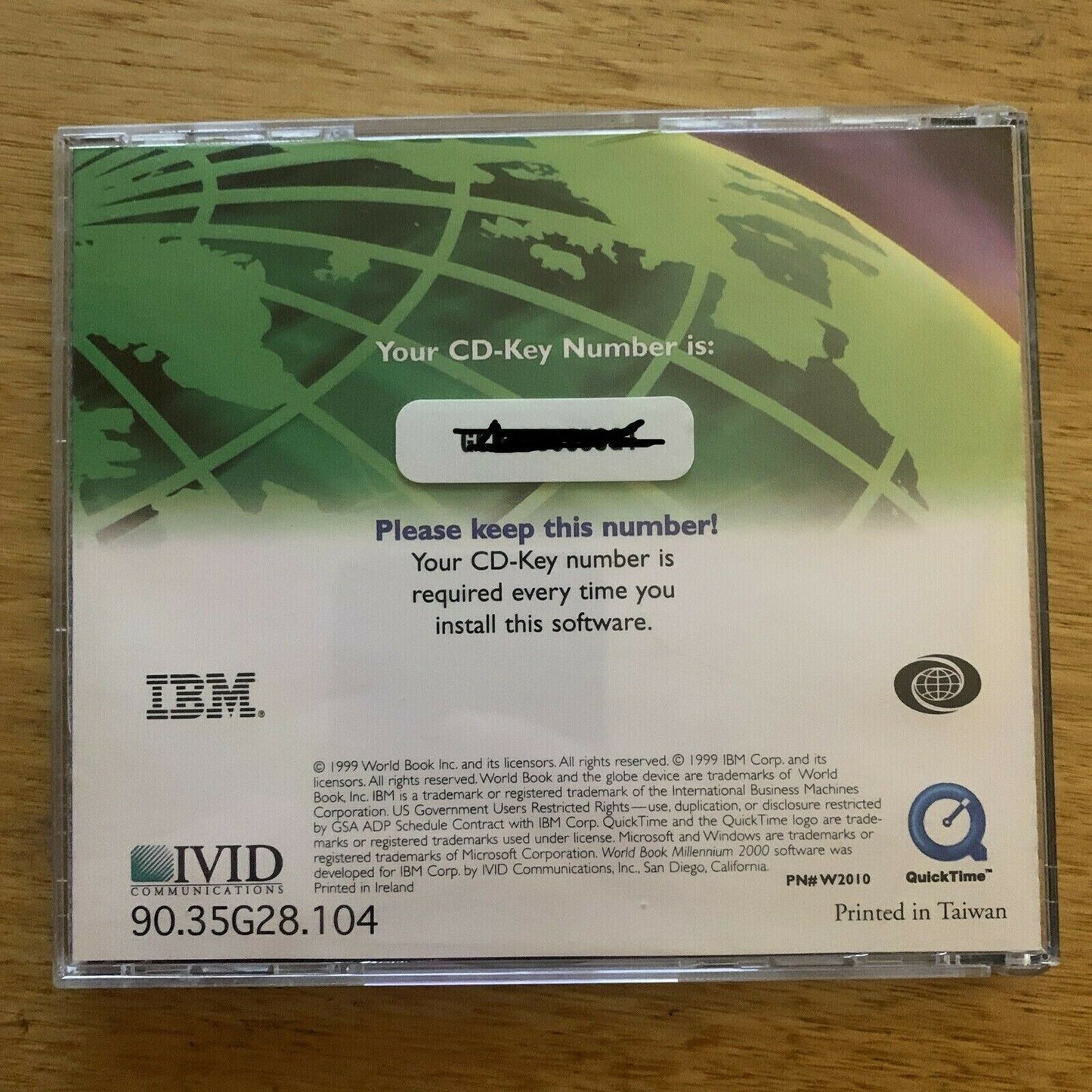 IBM World Book Millennium 2000 PC CDROM