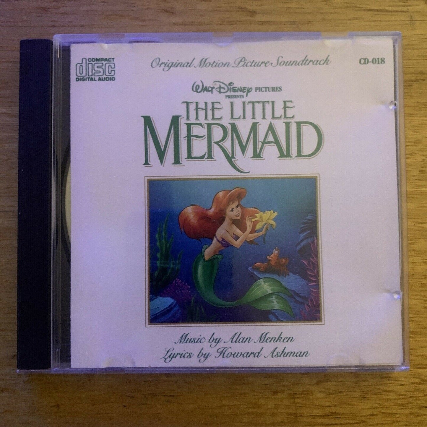 The Little Mermaid - Original Motion Picture Soundtrack CD 1989 RARE