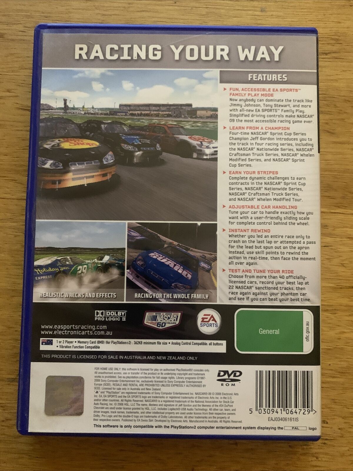 Nascar 09 - PS2 Game PAL with Manual