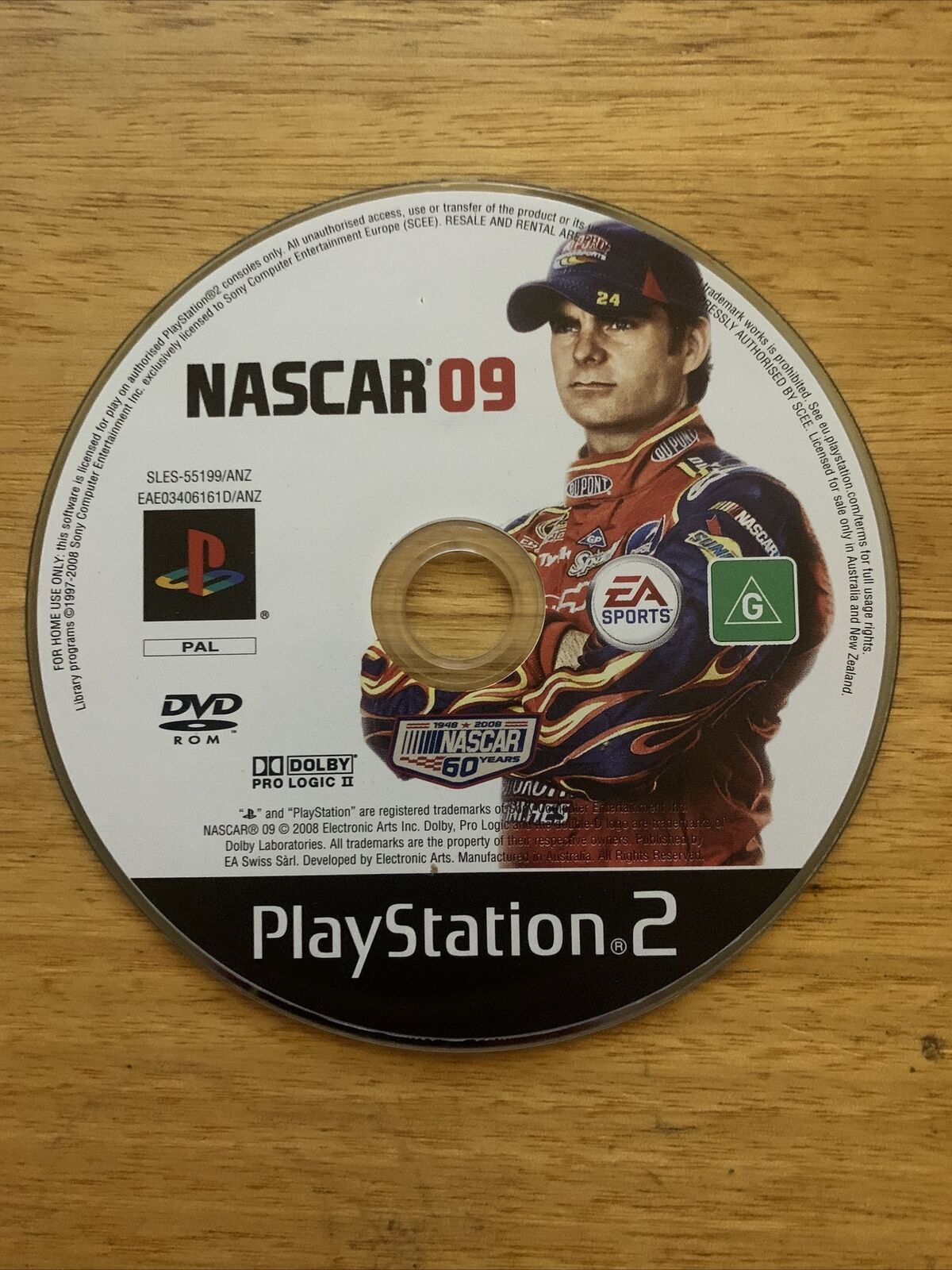 Nascar 09 - PS2 Game PAL with Manual