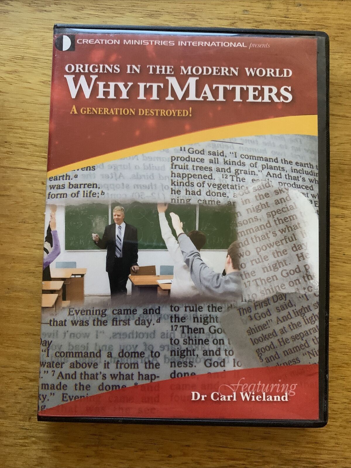 Origins In The Modern World Why It Matters (DVD)  Dr. Carl Wieland