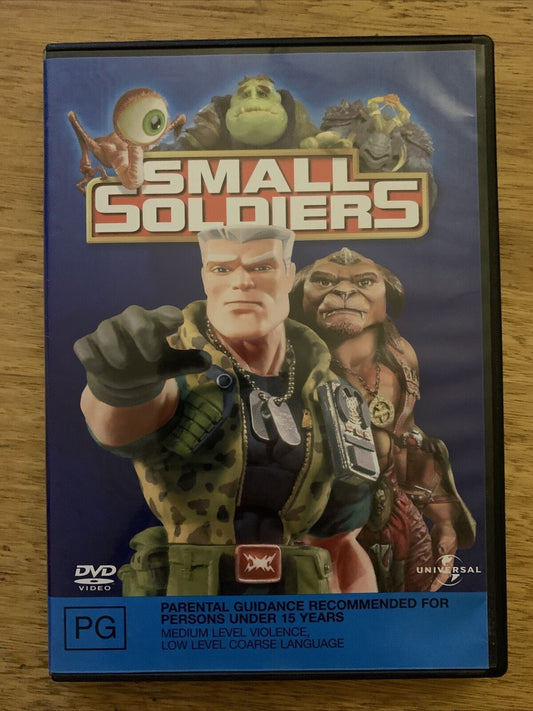 Small Soldiers (DVD, 1998) Gregory Smith, Kirsten Dunst.  Region 4