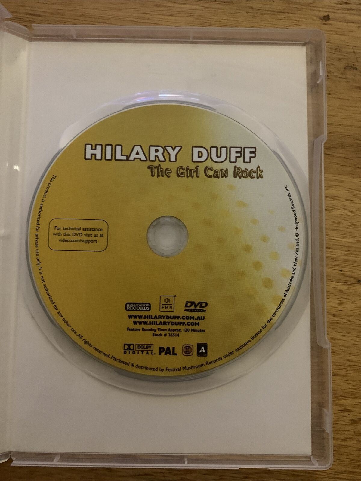 Hilary Duff - The Girl Can Rock (DVD, 2004)