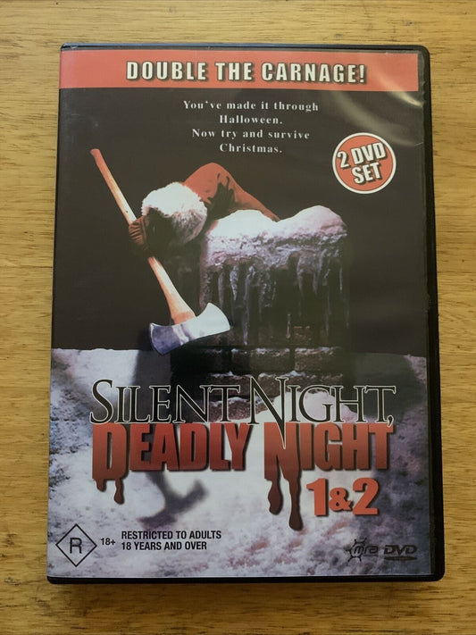 Silent Night, Deadly Night 1 & 2 (DVD, 1987, 2-Disc Set)