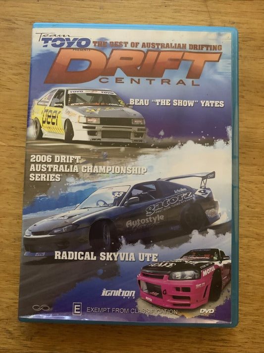 Team Toyo Presents : Drift Central - DVD Series Rare Aus Stock New  Region ALL