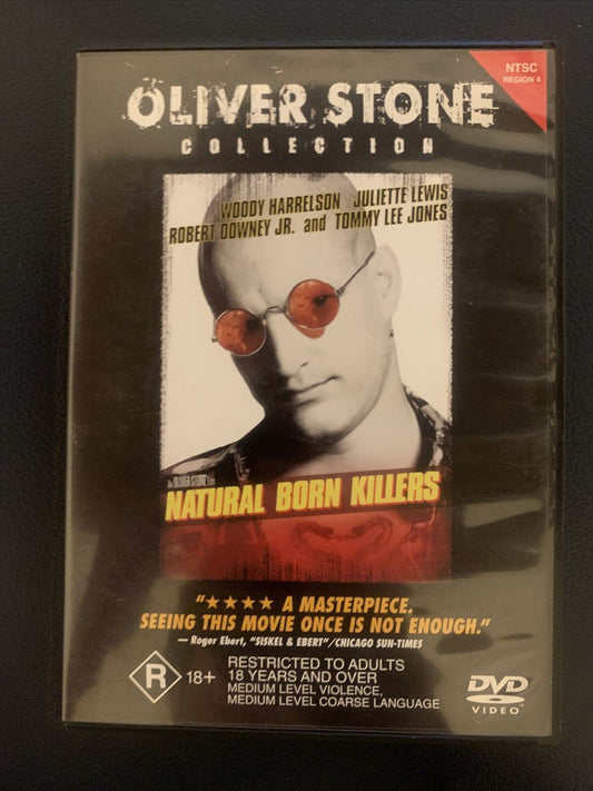Natural Born Killers (DVD, 1994) Woody Harrelson, Juliette Lewis - Region 4