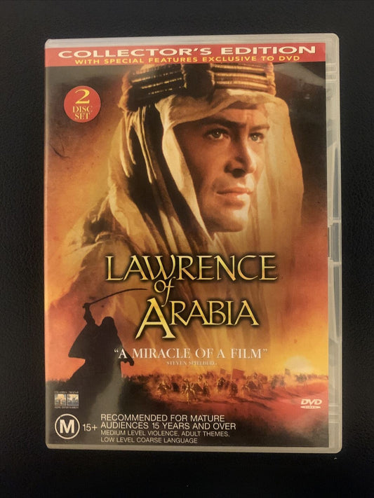 Lawrence Of Arabia - Collector's Edition (DVD, 1962) Peter O'Toole - Region 4