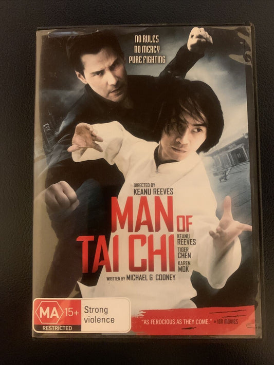 Man Of Tai Chi (DVD, 2013) Tiger Hu Chen, Keanu Reeves, Karen Mok - Region 4