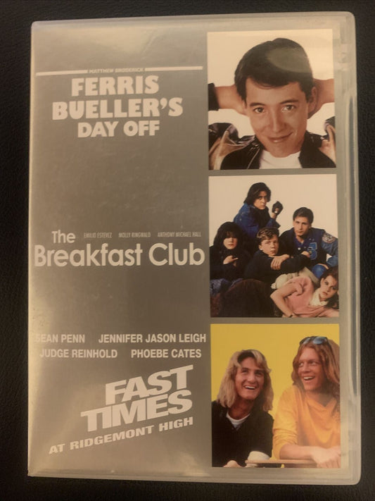 Ferris Bueller's Day Off / The Breakfast Club / Fast Times At Ridgemont High DVD