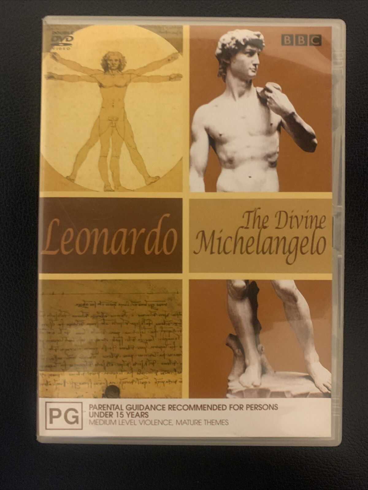 Leonardo & The Divine Michelangelo (DVD, 2004, 2-Disc Set) Documentary