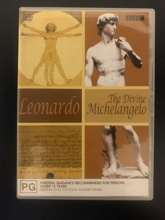 Leonardo & The Divine Michelangelo (DVD, 2004, 2-Disc Set) Documentary
