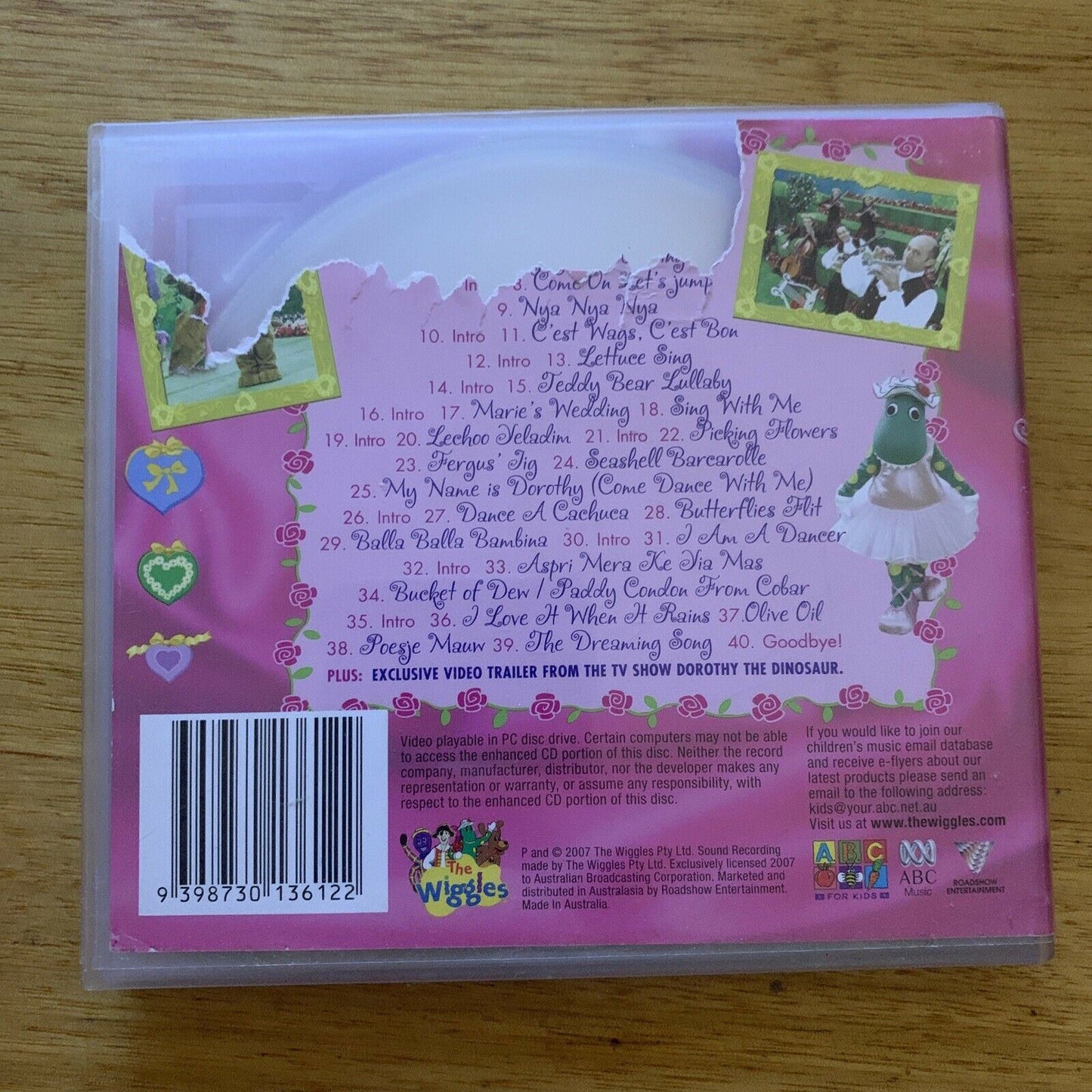 The Wiggles - Dorothy The Dinosaur CD Album - ABC For Kids