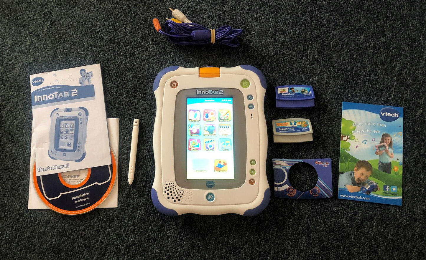 Vtech Innotab 2 Tablet with 2 Software, Toy Story, stylus and manual