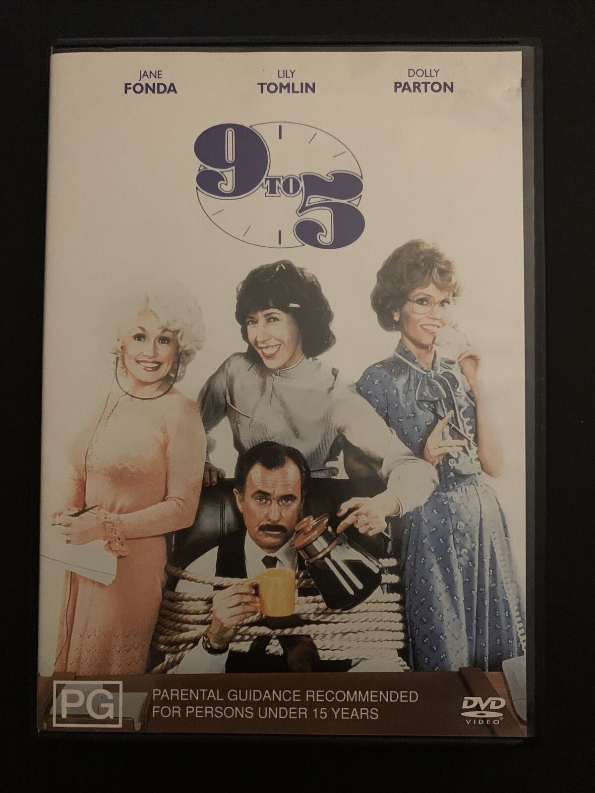9 To 5 (DVD, 1980) Dolly Parton, Jane Fonda, Lily Tomlin - Region 2,4