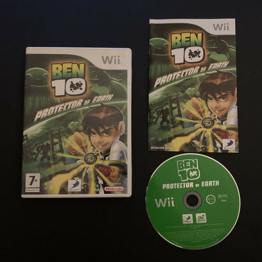 Ben 10: Protector Of Earth / Ben Ten (PG) PAL - Nintendo Wii with Manual