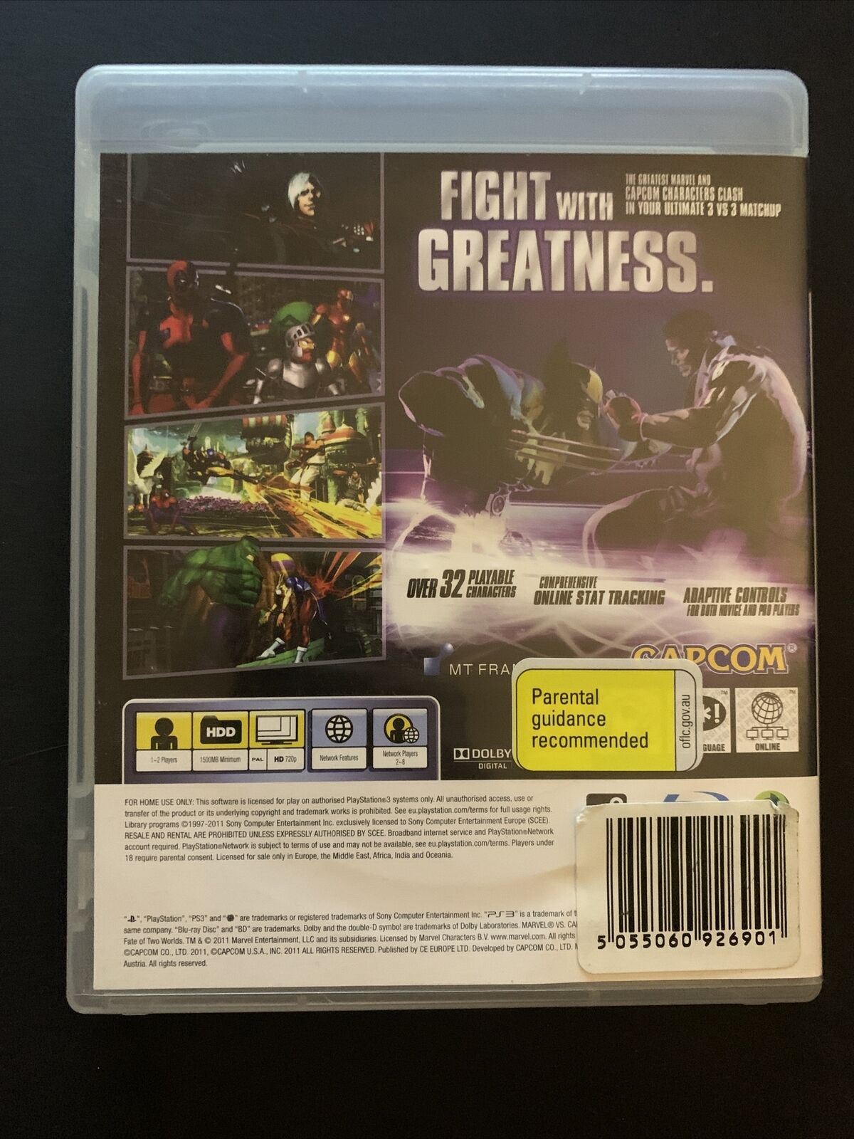 Marvel vs. Capcom 3: Fate of Two Worlds - Sony PlayStation 3  PS3 Game