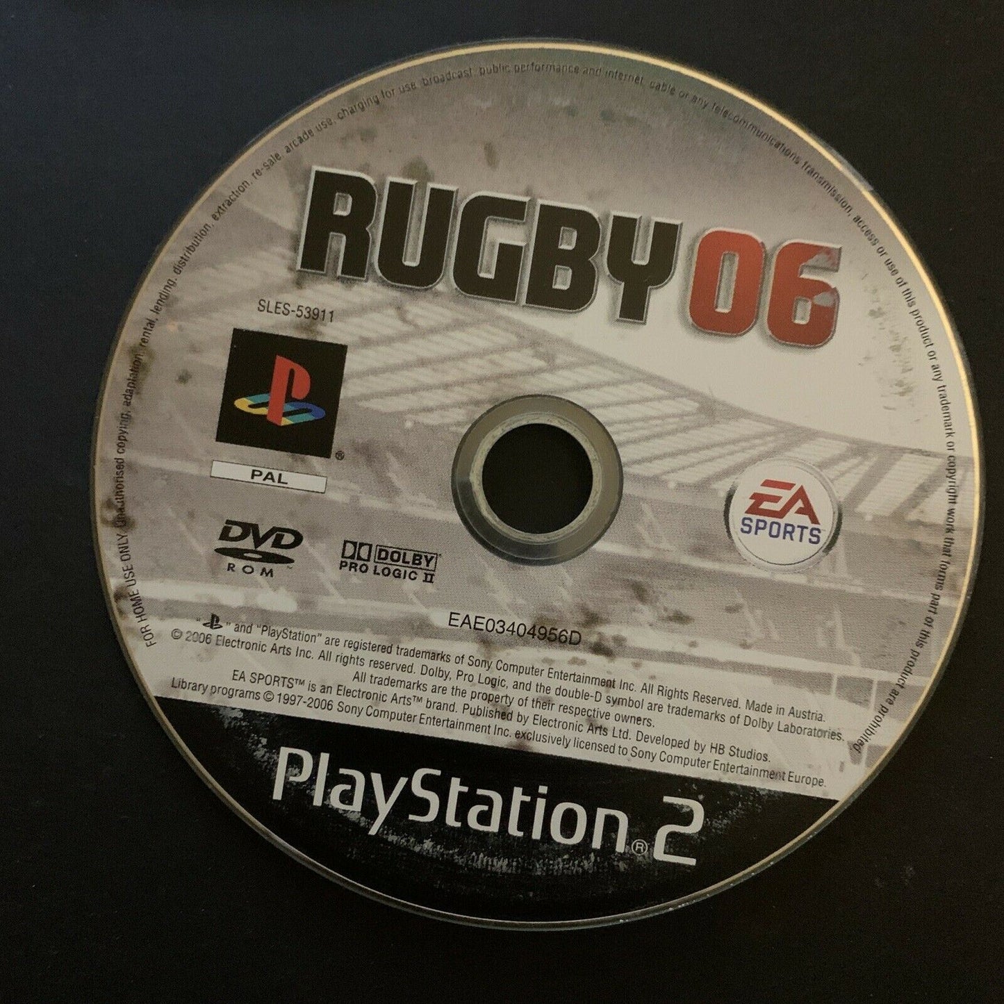 Rugby 06 - PS2 Game PlayStation 2 (PAL)