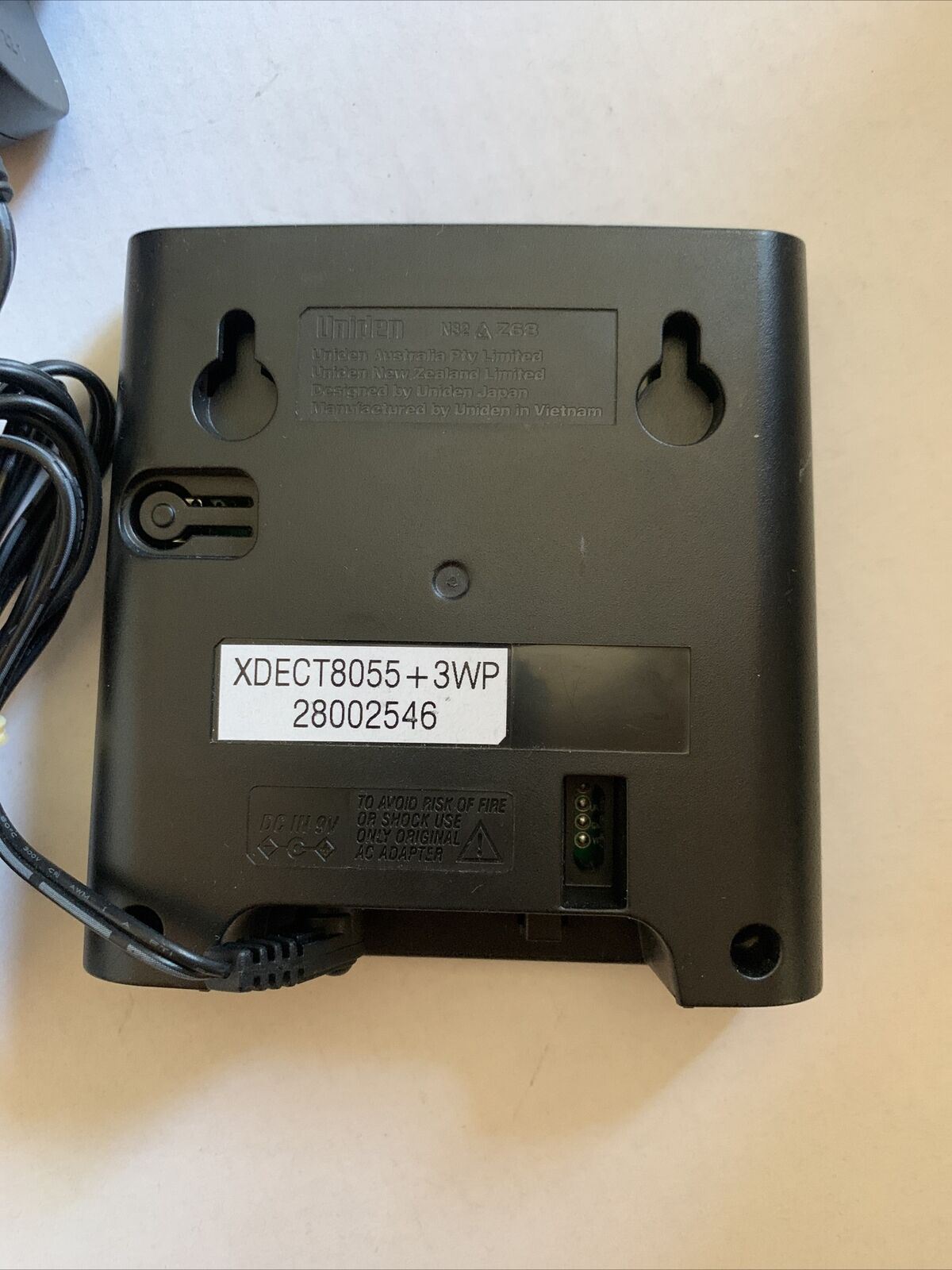 Uniden Range Extender XDECT - Long Range Repeater XDECT8055+3WP + AC Adaptor