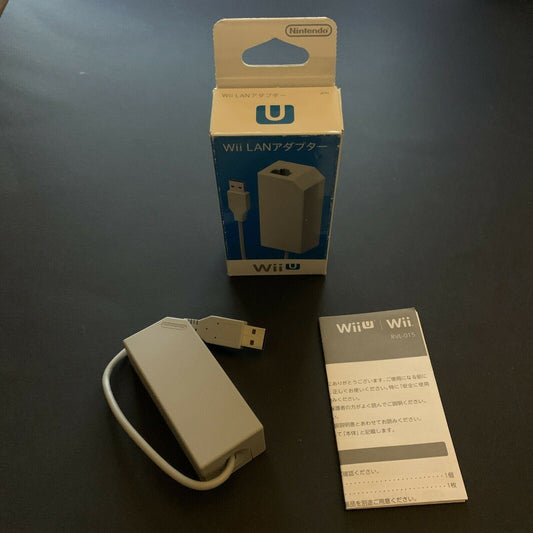 Genuine Official Nintendo USB LAN adapter RVL-015 for Wii Wii U