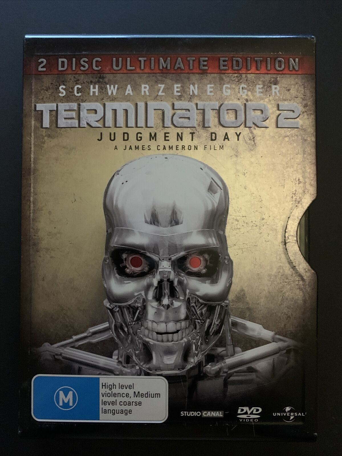 Terminator 2: Judgement Day - Ultimate Edition Steelbook (DVD, 1991) Region 4