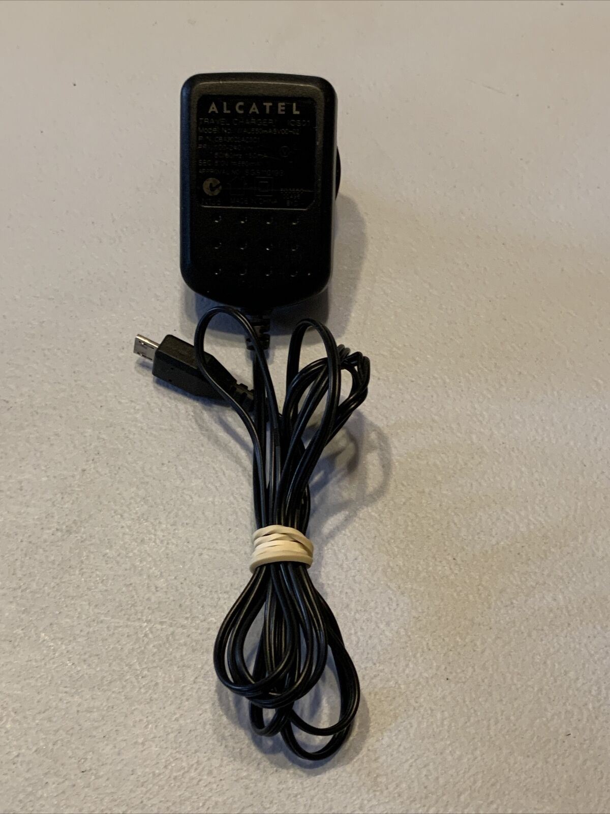 Genuine Alcatel Travel Charger WAU550mA5V00-02 MicroUSB