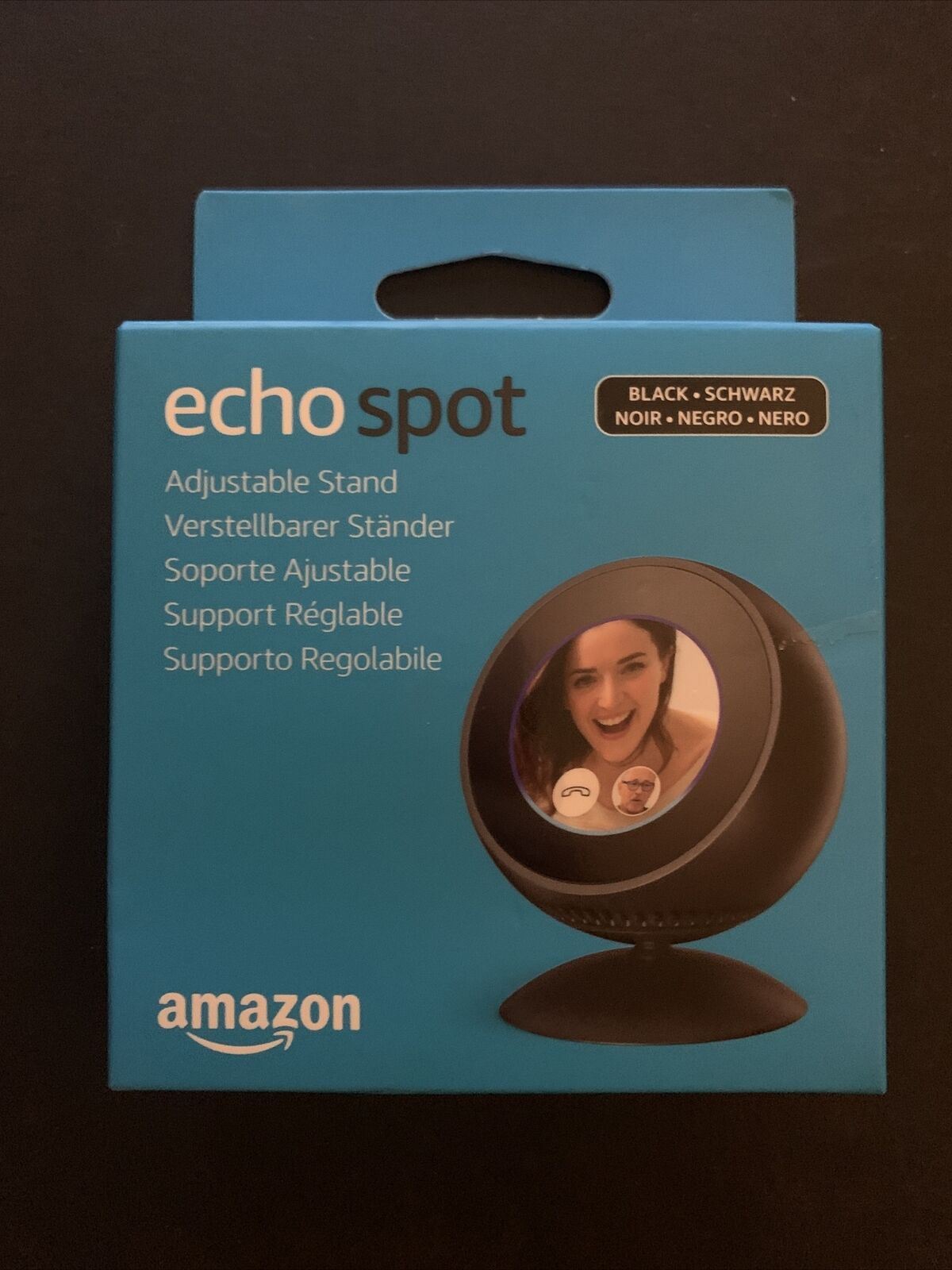 Echo Spot Adjustable Stand - Black