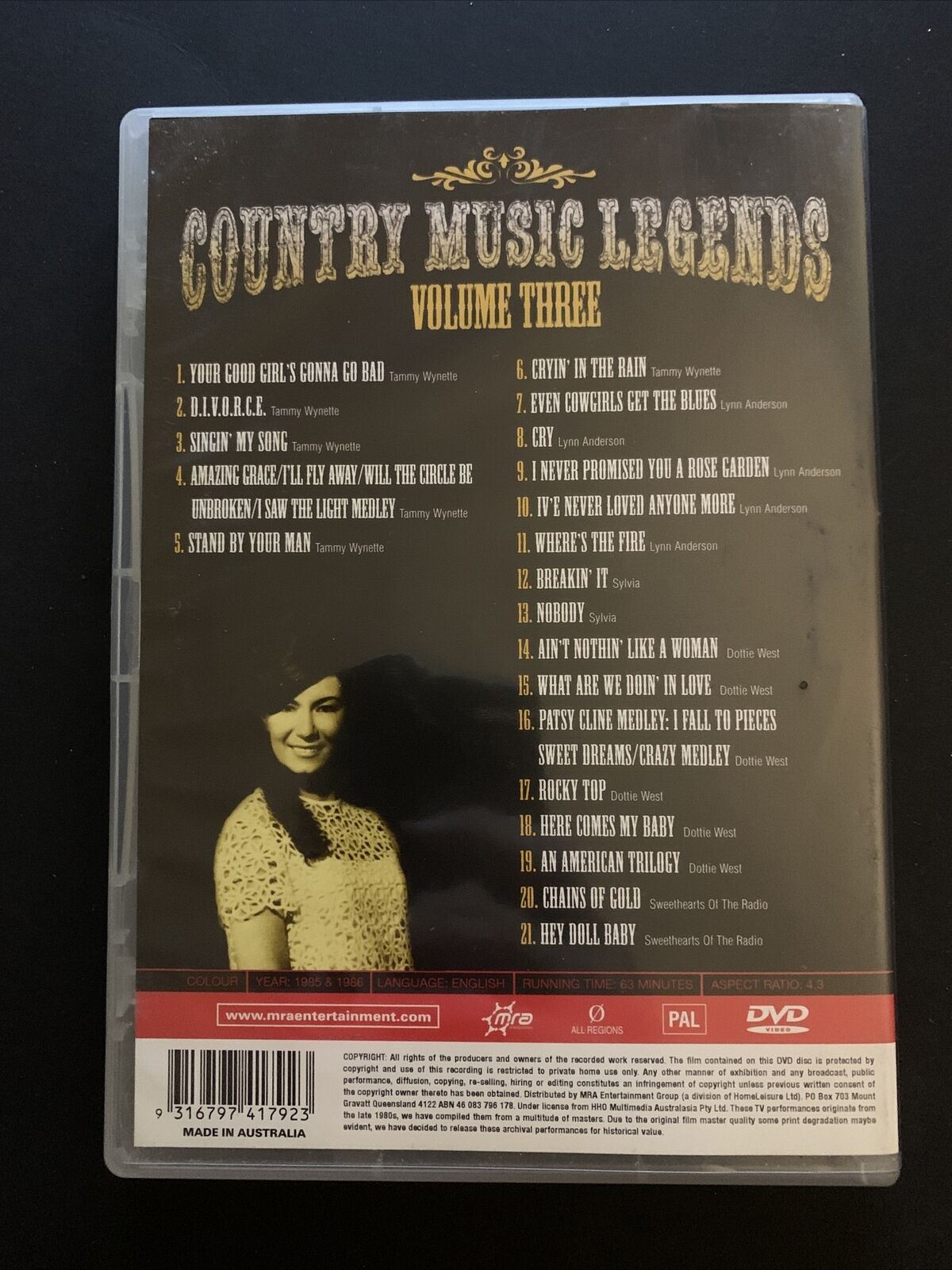 Country Music Legends - Vol. 3: Queens Of Country Music (DVD, 1985)