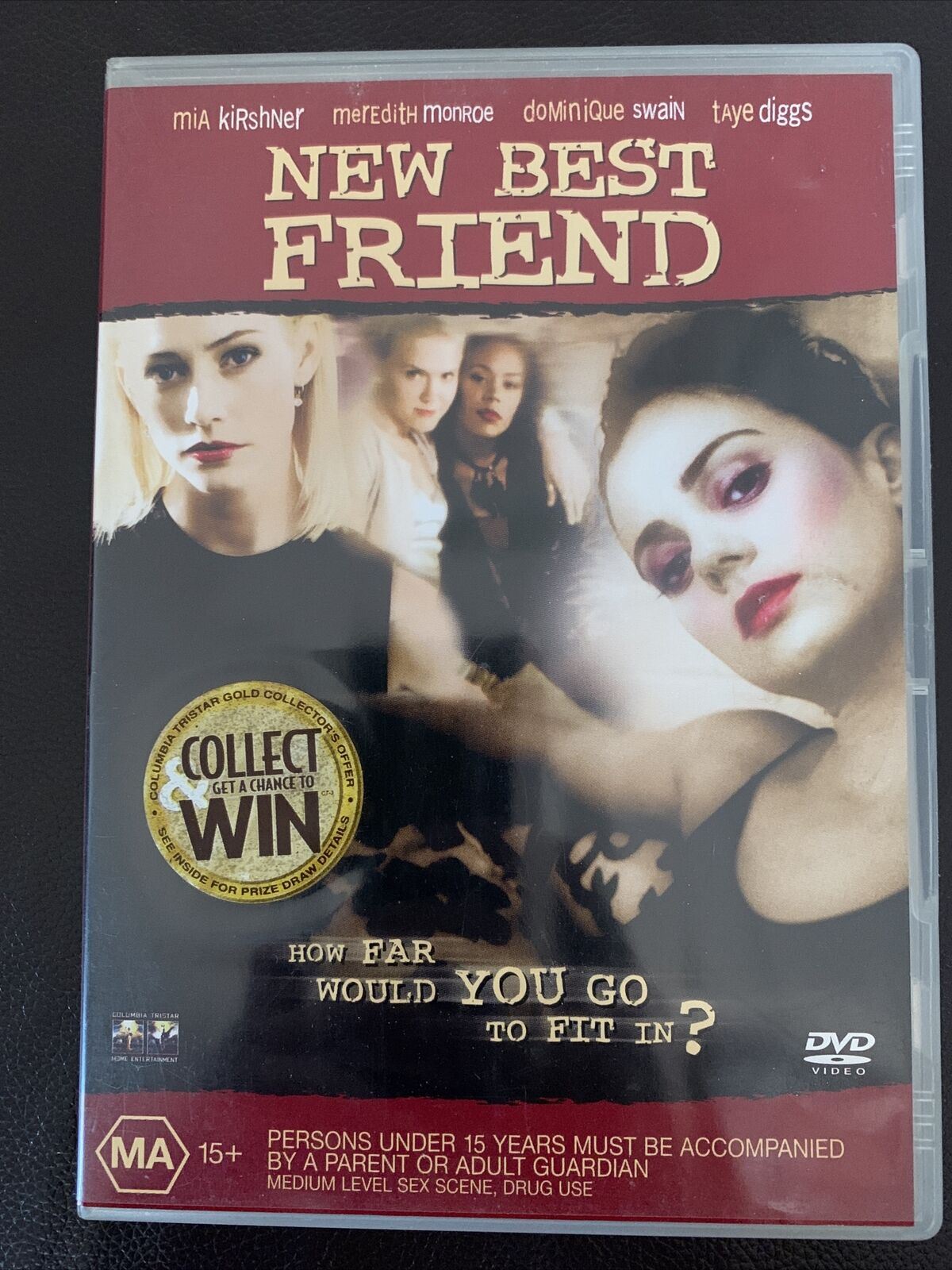 New Best Friend (DVD, 2002) Taye Diggs, Dominique Swain, Mia Kirshner. Region 4