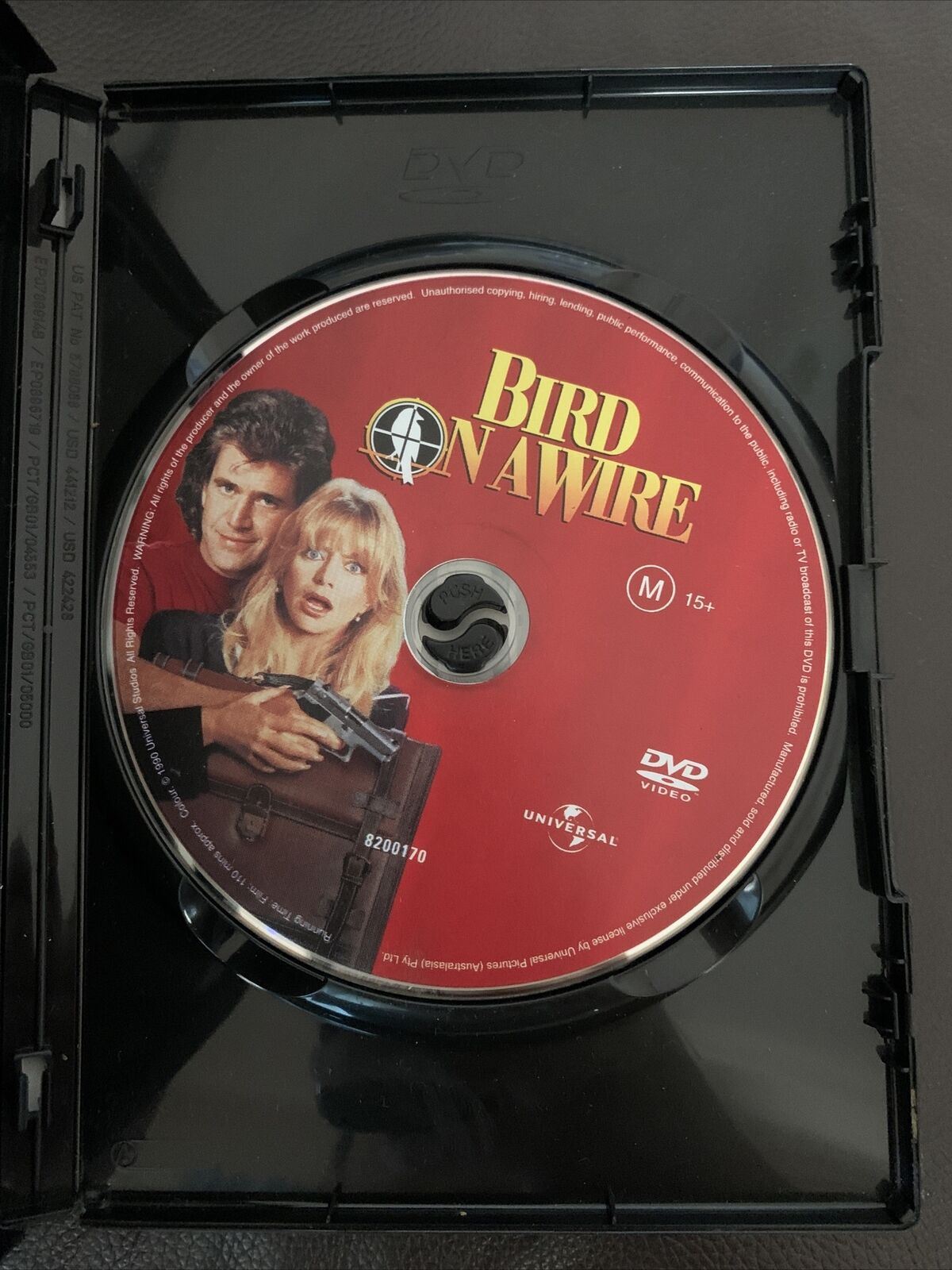 Bird On A Wire (DVD, 1990) Mel Gibson, Goldie Hawn, David Carradine - Region 4