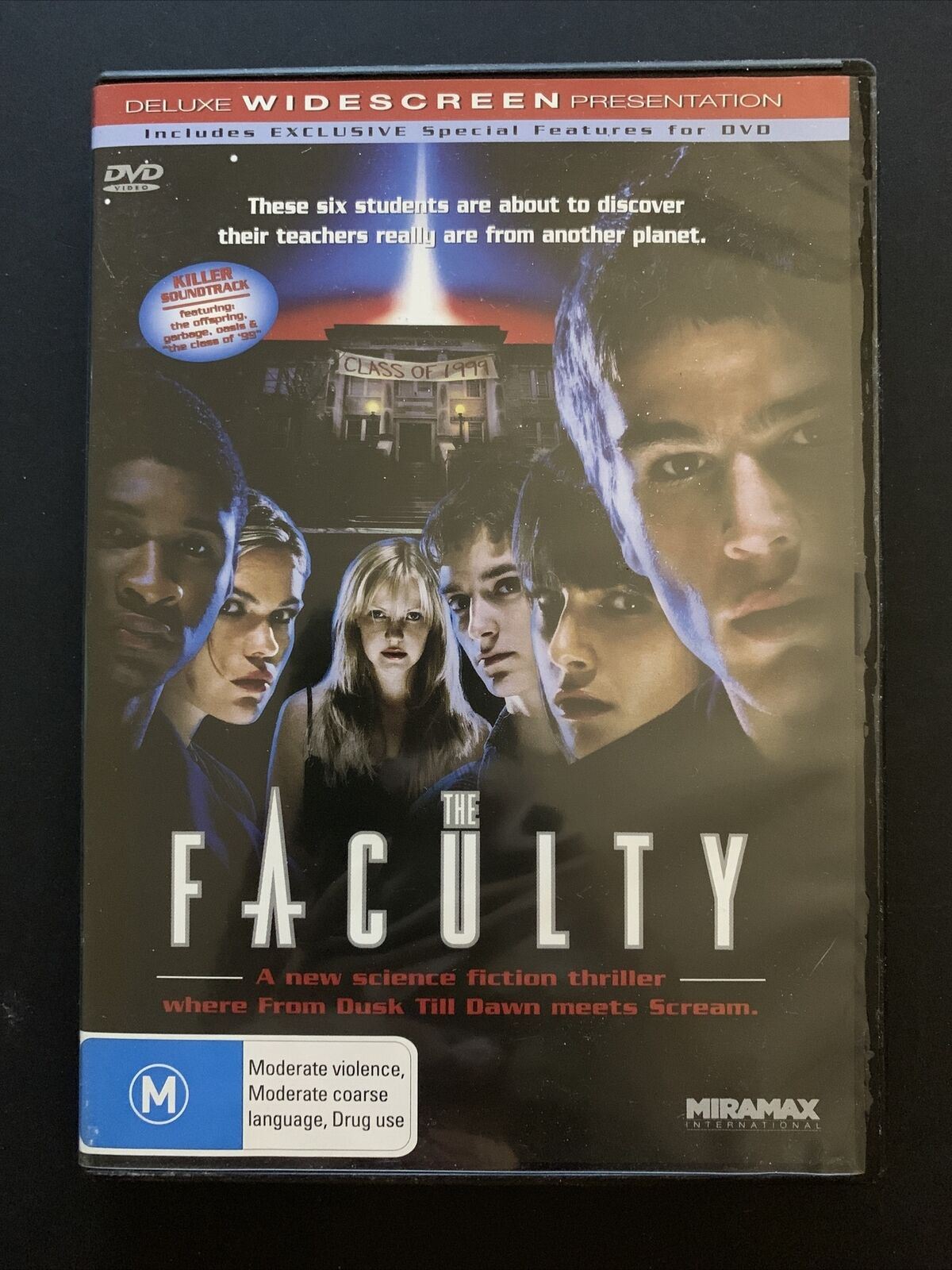 The Faculty (DVD, 1998) Jordana Brewster, Clea DuVall, Laura Harris - Region 4