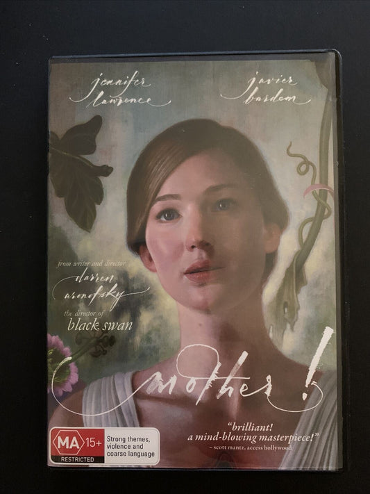 Mother! (DVD, 2017) Jennifer Lawrence, Javier Bardem, Ed Harris - Region 4