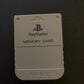 Genuine Official Sony PlayStation 1 Memory Card SCPH-1020 1MB Grey