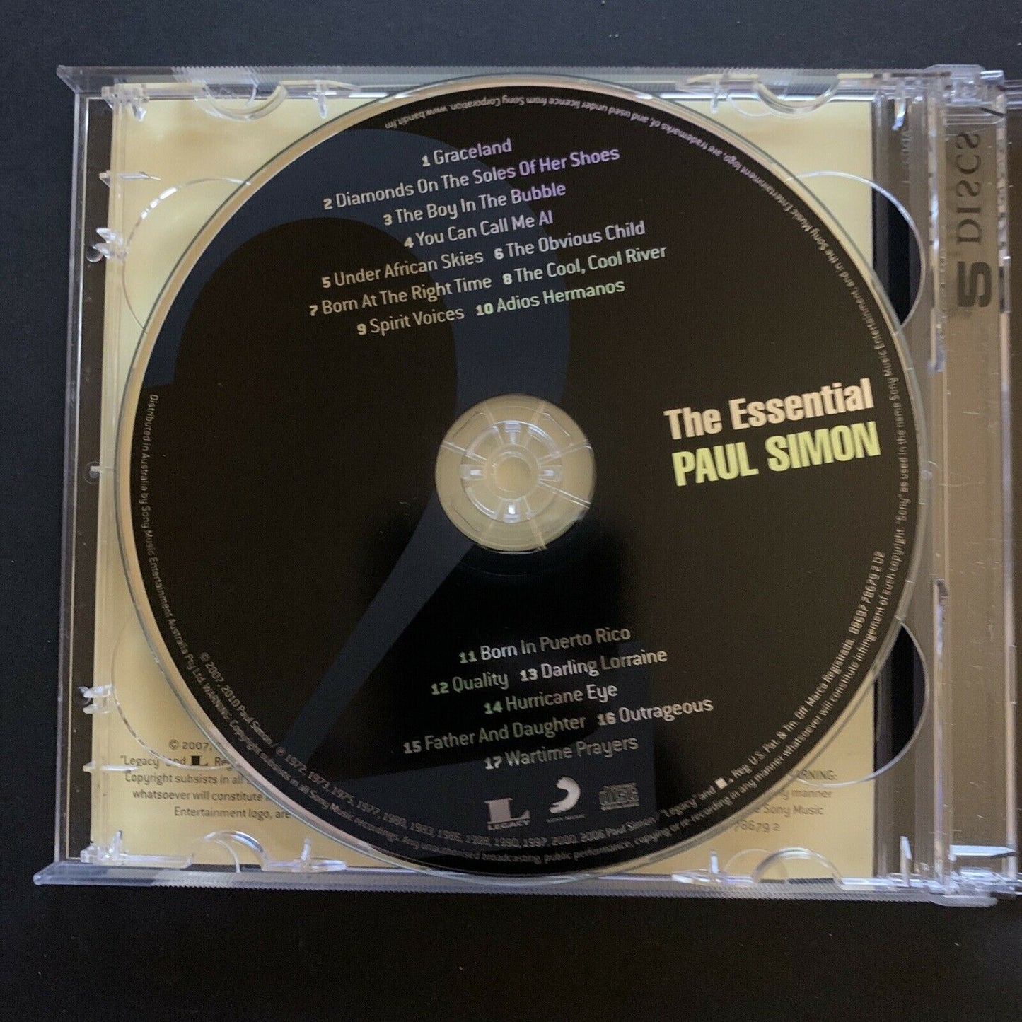 The Essential Paul Simon by Paul Simon (CD, Oct-2010, 2 Discs, Sony Music)