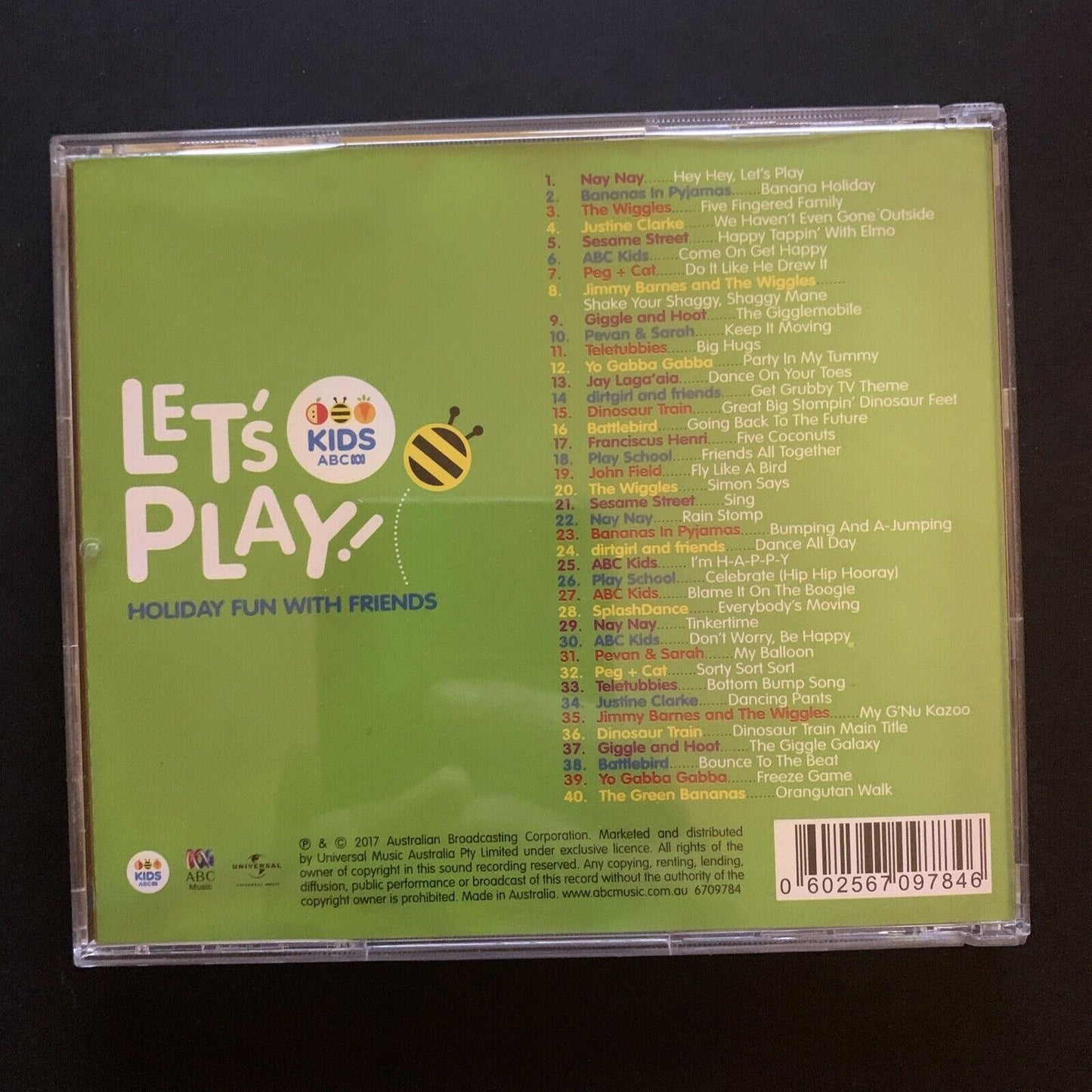 Let's Play Kids ABC (CD) Wiggles, Justin Clarke, Play School, Bananas In Pyjamas