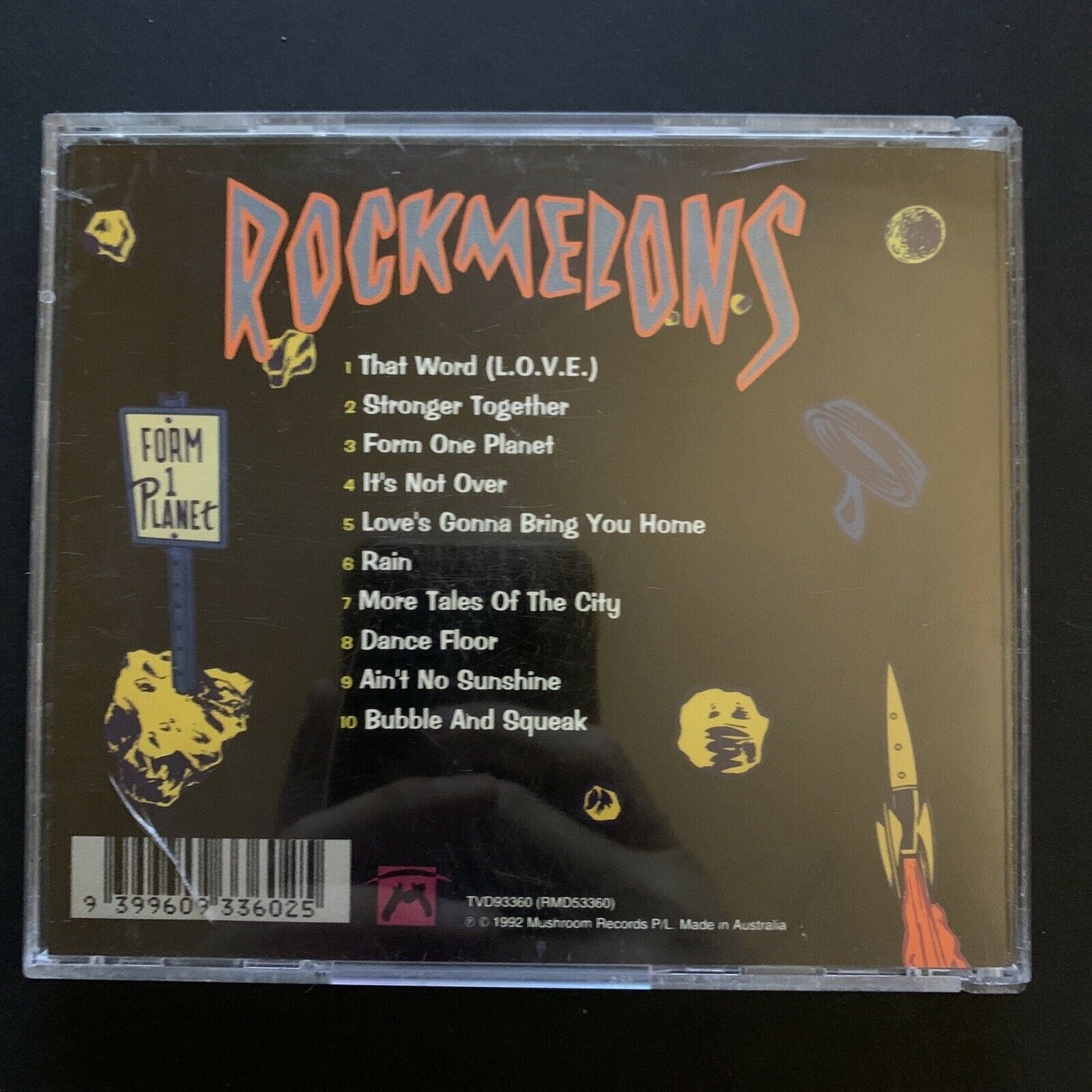 Rockmelons - Form One Planet (CD, 1992)