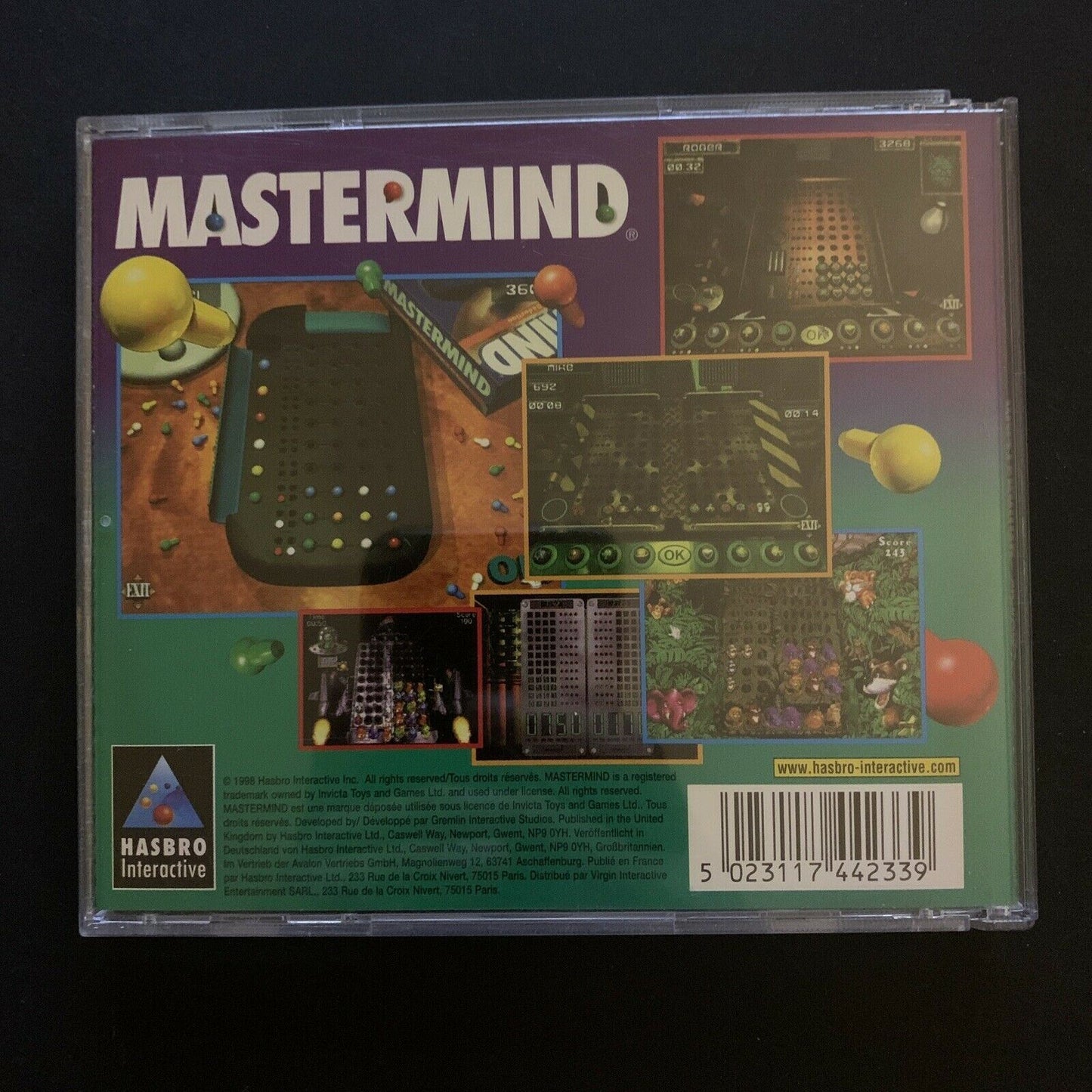 Mastermind CD-ROM (PC, 1998) Hasbro Interactive