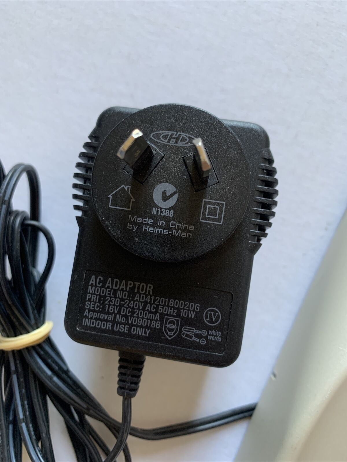 Hoover Charger AD4120160020G Charger AC Adaptor 16 v  200 mA