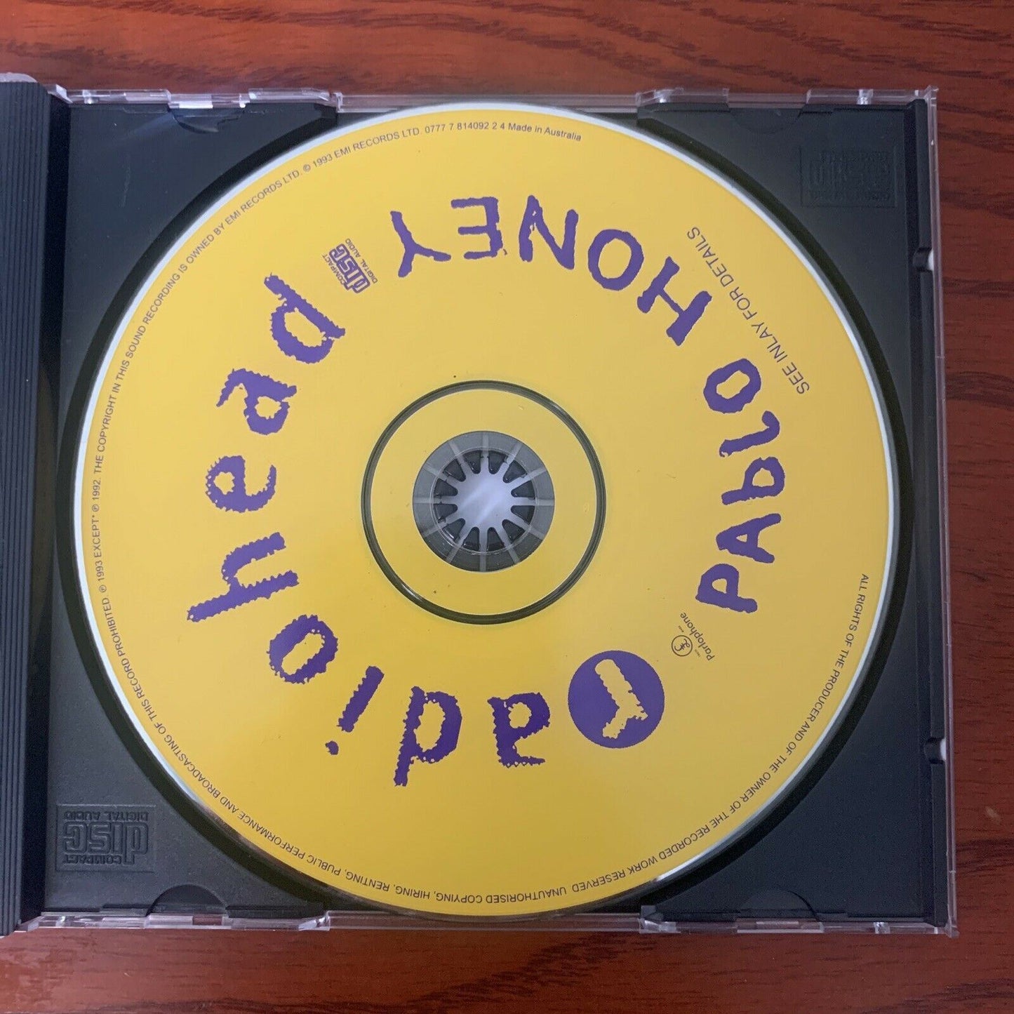 RADIOHEAD - Pablo Honey (CD, 1993)