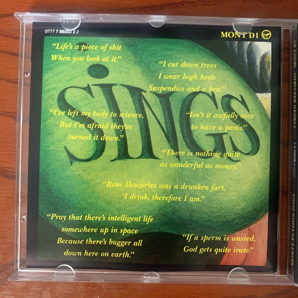 Monty Python Singing Monty Python Sings by Monty Python (CD, 1989, Virgin) – Retro Unit