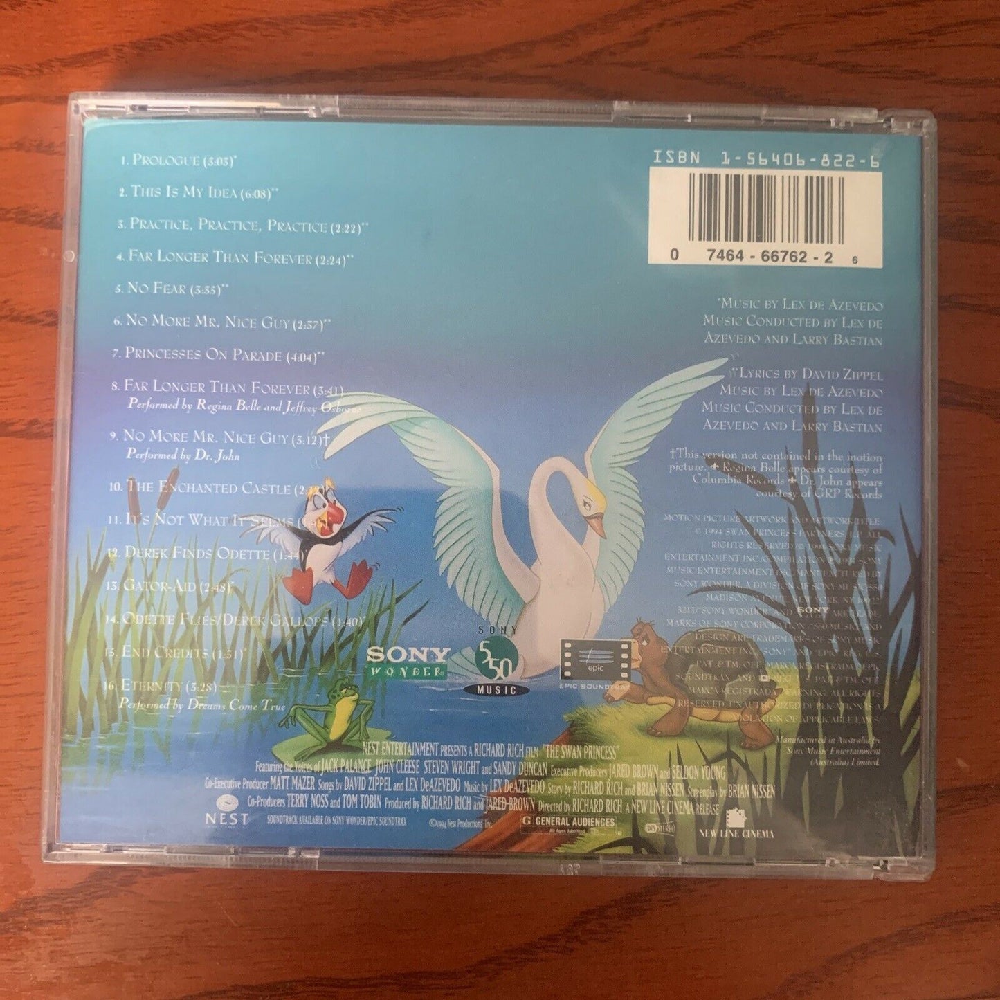 The Swan Princess - Original Motion Picture Soundtrack (CD, 1994)