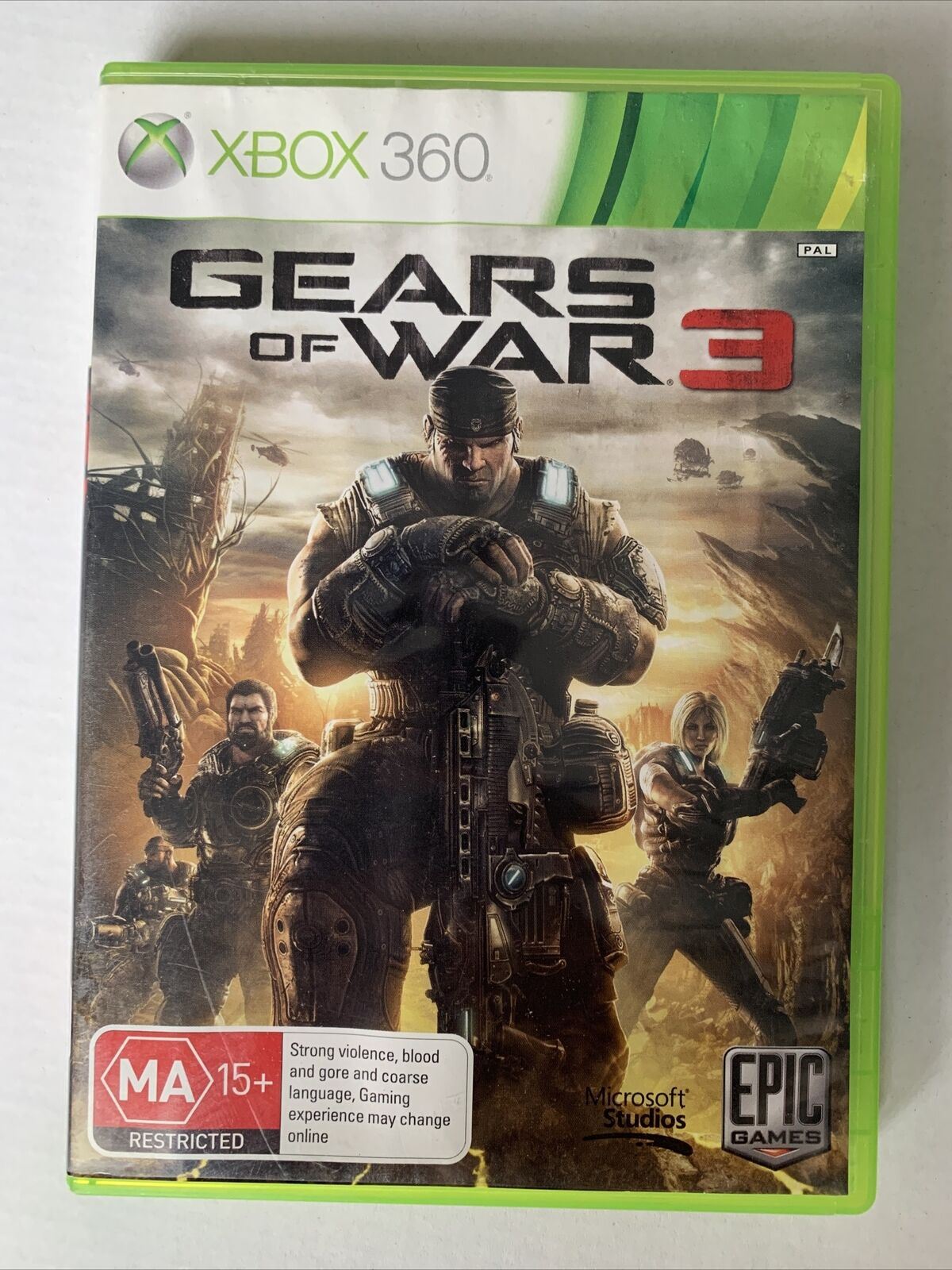 Gears Of War 3 - Microsoft Xbox 360 Game *Complete* (PAL)