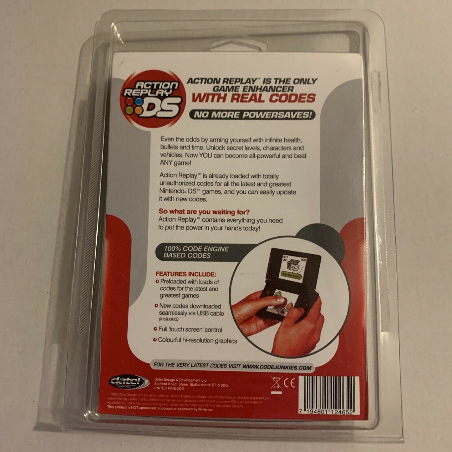 *New Sealed* Datel Action Replay MAX DS - Nintendo DS and DS Lite